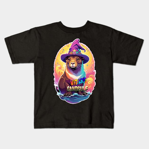 Wizard GandGulf Sea Lion Kids T-Shirt by Ratherkool